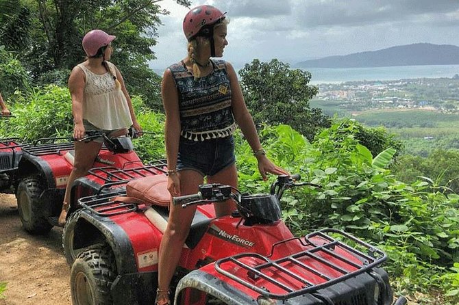 90 Minutes ATV Riding and Big Buddha From Phuket - Following the guide along the ATV track