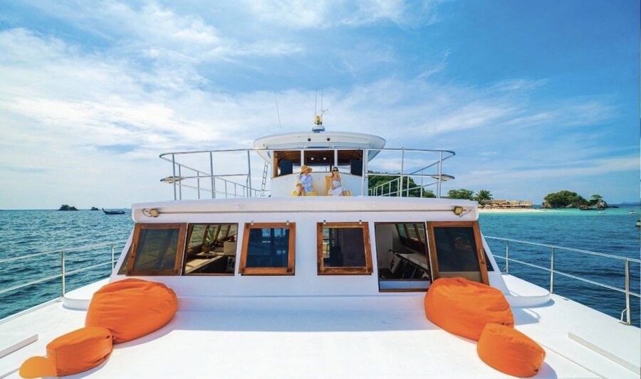 Amazing Coral Island & Sunset Dinner with Power Catamaran - What the $64 Price Covers