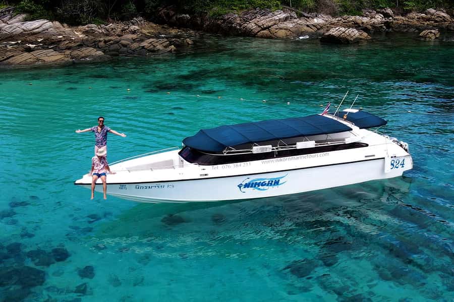 From Phuket: Coral Island Kahung Beach Speedboat Trip - Your choice of beach day