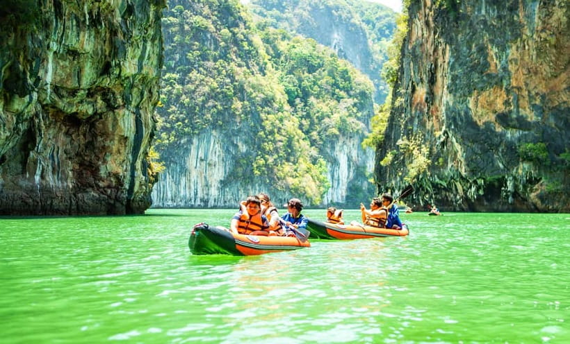 From Phuket : James Bond Island by Bigboat & Canoe Adventure - The Big Boat Makes the Bay Part of the Day