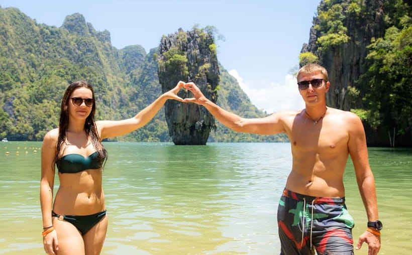 From Phuket : James Bond Island by Bigboat & Canoe Adventure - Panak Island: Caves, Tides and Canoe Paddlers