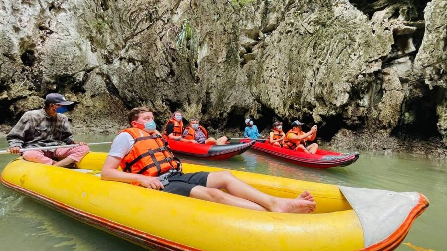 From Phuket: Phang Nga Bay and Canoeing Tour by Big Boat - The guides and crew shape the day