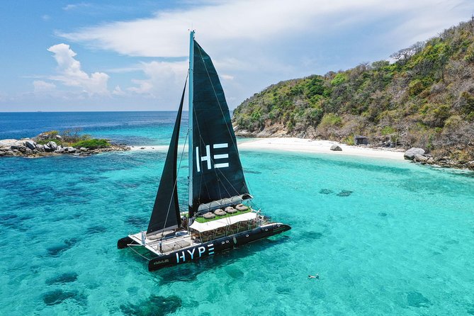 Hype Boat Club: Phuket 's Most Unique Catamaran Experience - Coral Island: beach time and a first swim