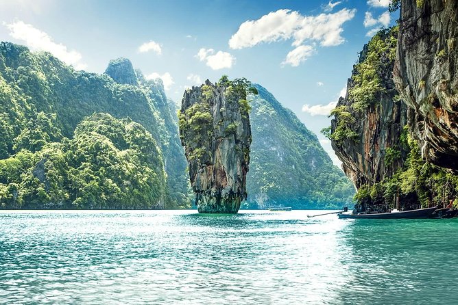 John Gray’s Legendary Cave Canoeing Adventure – Phang Nga Bay - The midday departure and support boat