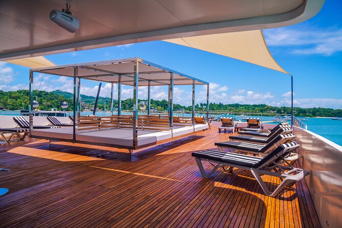 Luxury Boat to James Bond Islands with Lunch and Sunset Dinner - Buffet lunch, sunset dinner, and onboard music