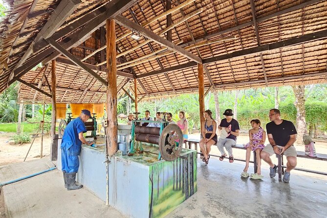 Old Phuket Farm Ticket - Countryside Local Life Culture - Watching rubber sap become sheets