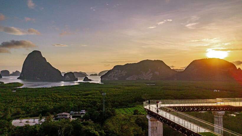 Phang Nga Bay: Skywalk at Samet Nangshe Entry Ticket - Taking in the mangroves and karsts