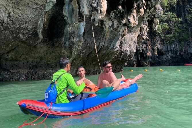 Phi Phi and James Bond Private Boat Tour - Canoeing through a Phang Nga Hong