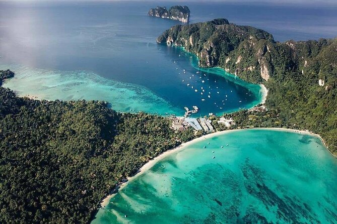 Phi Phi , Khai & Maya : Unforgettable Island Hopping by Speedboat - Viking Cave and Monkey Beach from the water