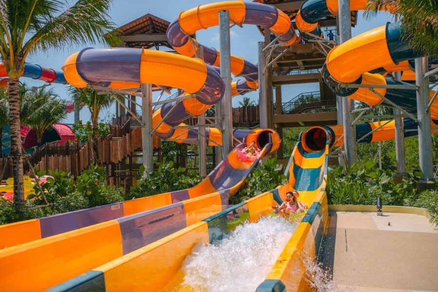 Phuket: Andamanda Water Park Ticket - Five themed zones, with options beyond the big slides