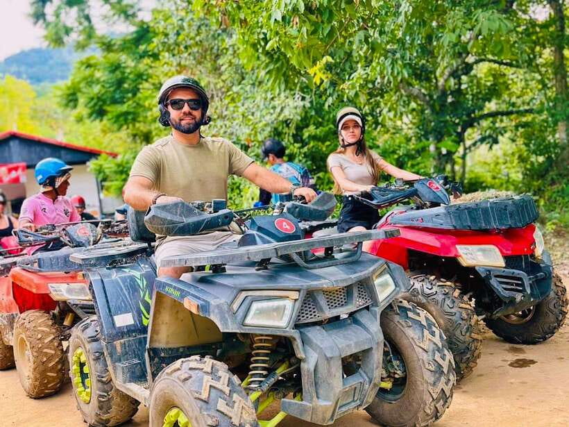 Phuket: ATV and ZipLine Adventure View Big Buddha Visit - From hotel pickup to forest trails