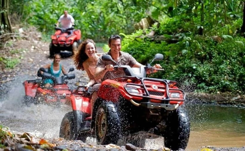 Phuket: Bamboo Rafting & ATV Ride (Optional) - A jungle walk ends at Tonsai Waterfall