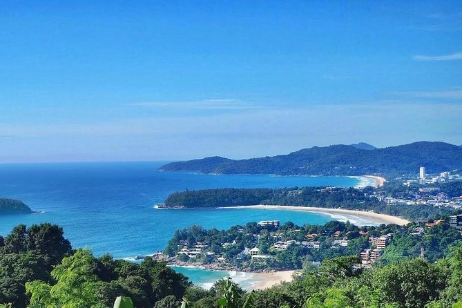 Phuket City Tour: Wat Chalong, Big Buddha and Landmark - Karon Viewpoint: three beaches from one hill