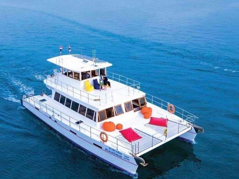 Phuket: Coral Island Snorkeling and Sunset Catamaran Cruise - Setting out from Chalong Pier