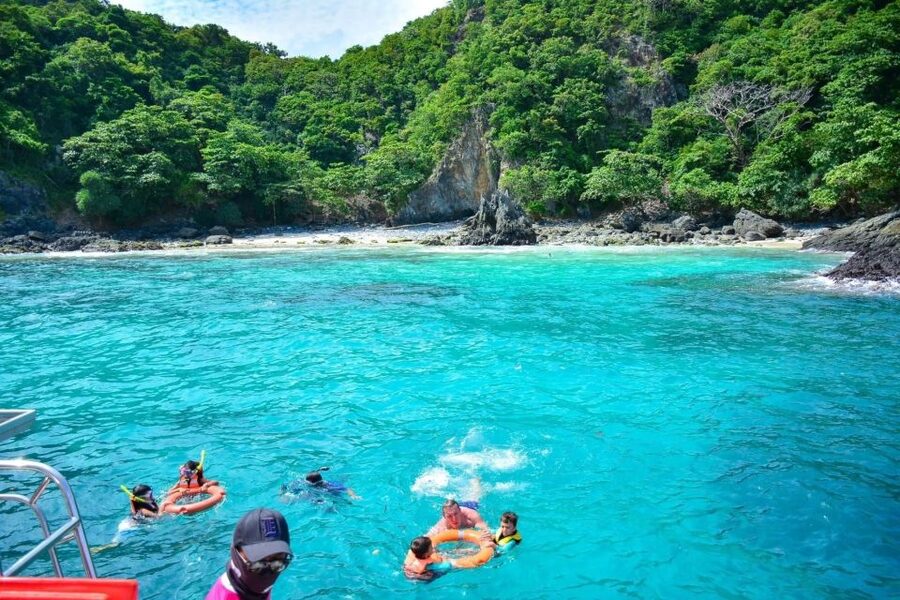 Phuket: Coral & Racha Islands Day Trip By Speedboat - Racha Island: clear water and the main snorkeling stop
