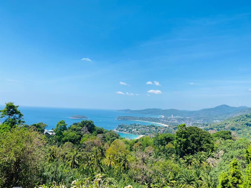 Phuket: Guided Tour of Phuket City with Hotel Transfers - Karon Viewpoint looks over three beaches
