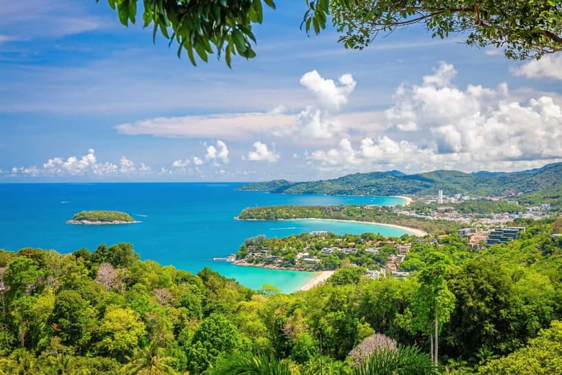 Phuket Half Day : Sightseeing Tour + Night Market + Guide - Big Buddha from the nearby lookout