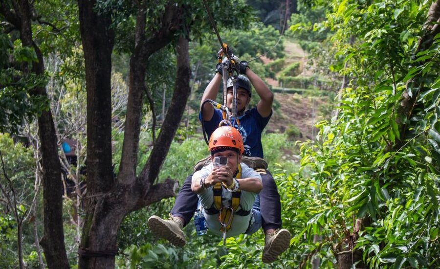 Phuket: Hanuman World Zip Line Adventure - Choosing the roller and skywalk