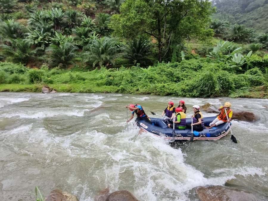 Phuket: Monkey Cave, Water Rafting, Zipline with ATV Option - From Phuket to Suwan Kuha Temple