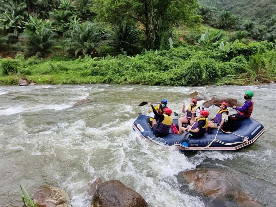 Phuket: Monkey Cave, Water Rafting, Zipline with ATV Option - Five kilometers on the river