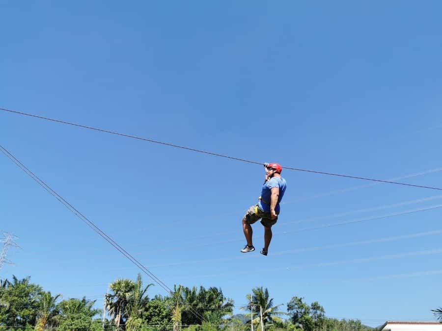 Phuket: Monkey Cave, Water Rafting, Zipline with ATV Option - Getting ready for a wet, active day