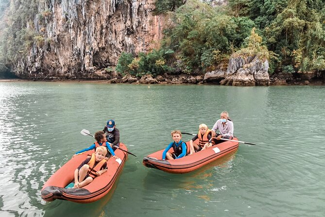 Phuket: Phang Nga Bay Bioluminescent Plankton and Sea Canoes tour - Dinner at Ko Panyi