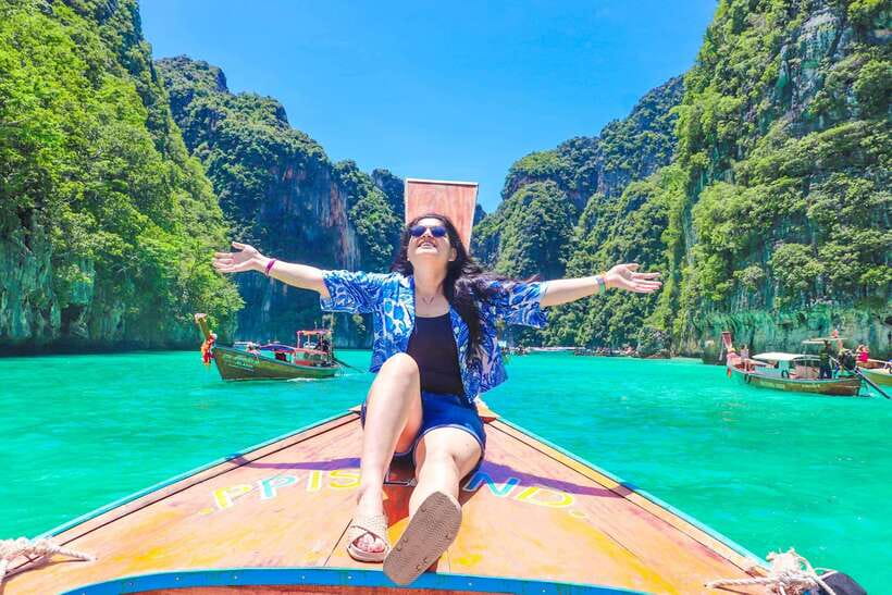 Phuket: PhiPhi, Maya Bay & Khai Island Day Tour with Lunch - Monkey Beach and Pileh Lagoon: wildlife and swimming