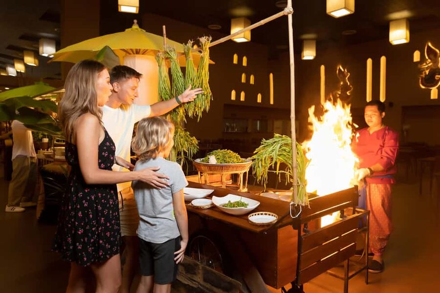 Phuket: Siam Niramit Show with Optional Dinner Buffet - The buffet: useful, but not essential