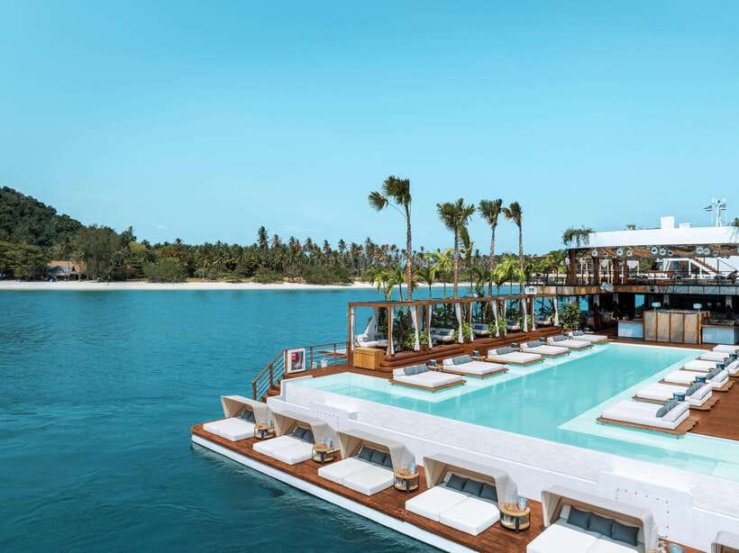 Phuket: YONA Floating Beach Club Day Experience - Finding your place aboard