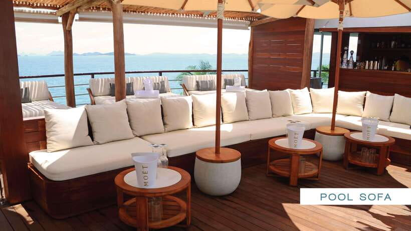 Phuket: YONA Floating Beach Club Day Experience - Eating, drinking, and spending your credit