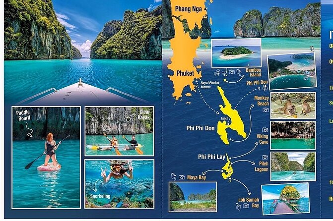 Premium Phi Phi, bamboo island tour Speed Catamaran - The catamaran, crew, and comfort