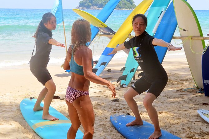 Private Surf Lesson: 1-Hour Wave-Riding on Kata Beach - From the surf shop to Kata Beach