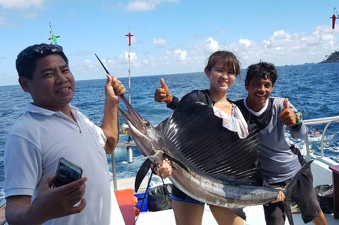 Racha Island Fishing Game From Phuket - A fishing trip that is also a day on the water