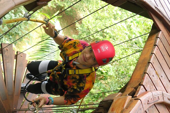 World A+ (Zipline 32 Platforms + Roller + Sky Walk with World Set Menu ) - Ziplines, Bridges and the Treetop Roller Coaster